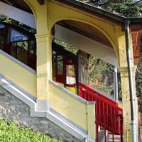 Standseilbahn Cassarate-Monte Bré, erste Sektion, Oktober 2010