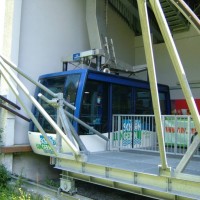Talstation der Luftseilbahn Lungern-Turren, Juli 2005
