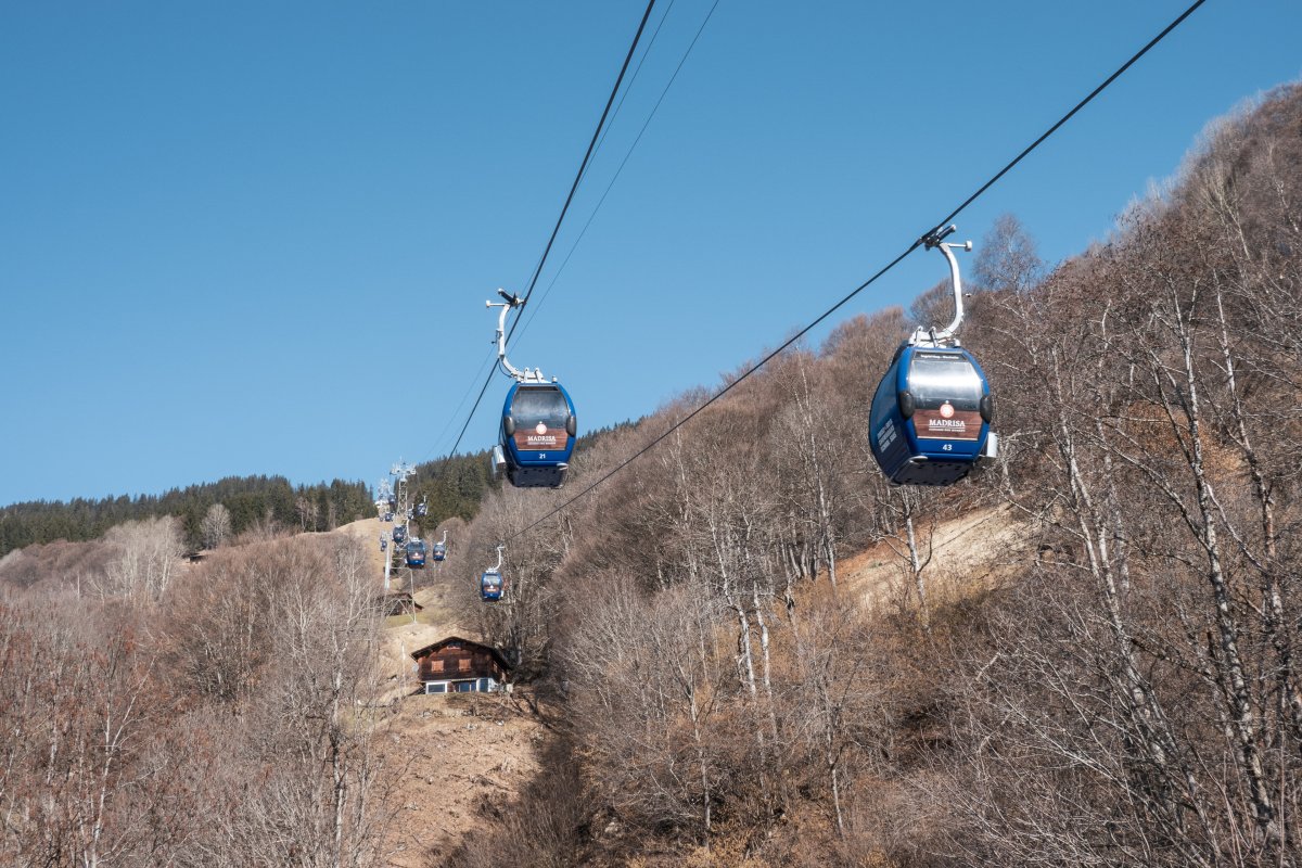Kabinenbahn Klosters-Madrisa, März 2022