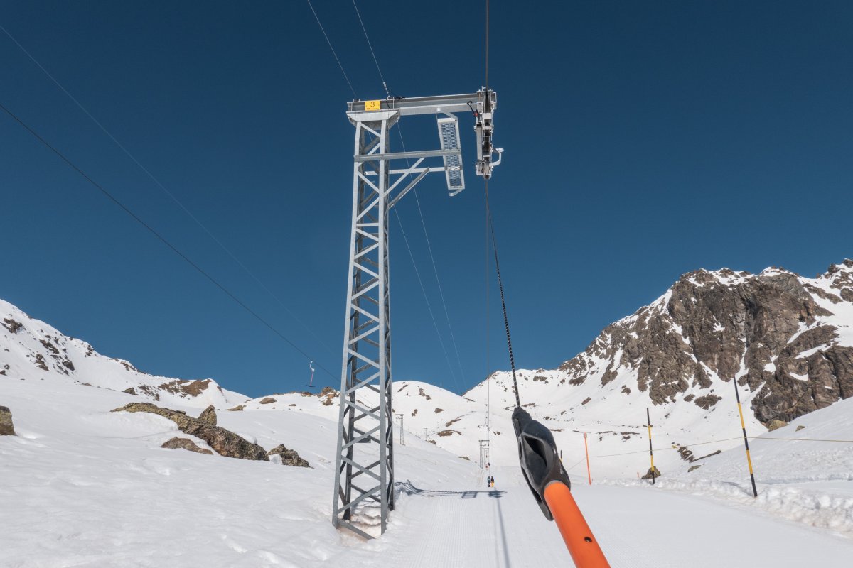 Schlepplift Madrisa, März 2022
