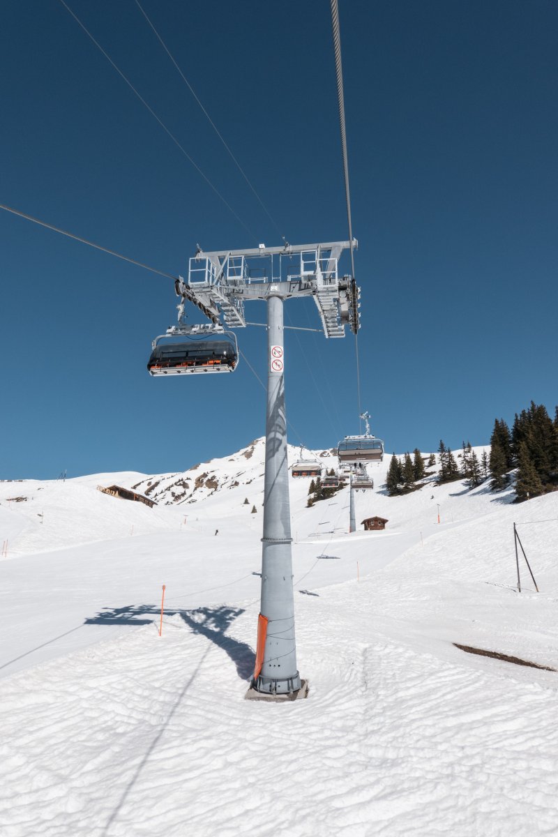 Sesselbahn Schaffürggli, März 2022