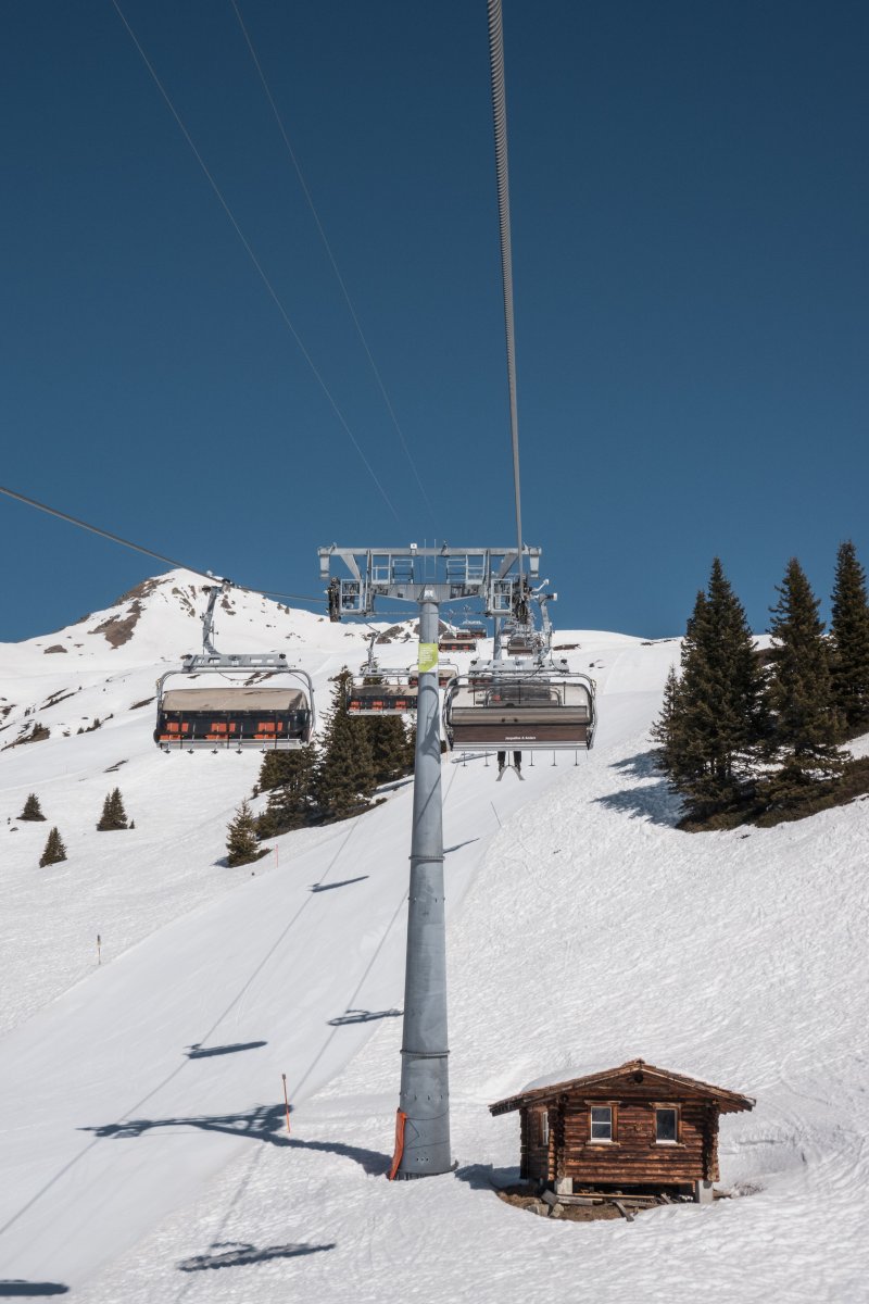Sesselbahn Schaffürggli, März 2022