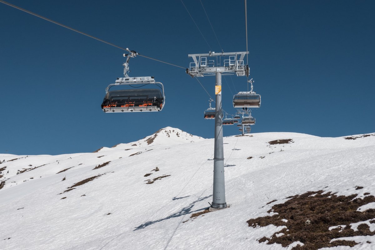 Sesselbahn Schaffürggli, März 2022