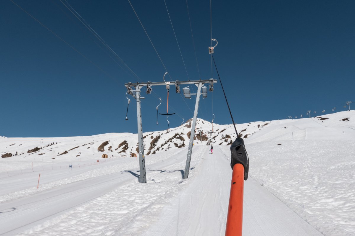 Schlepplifte Albeina, März 2022