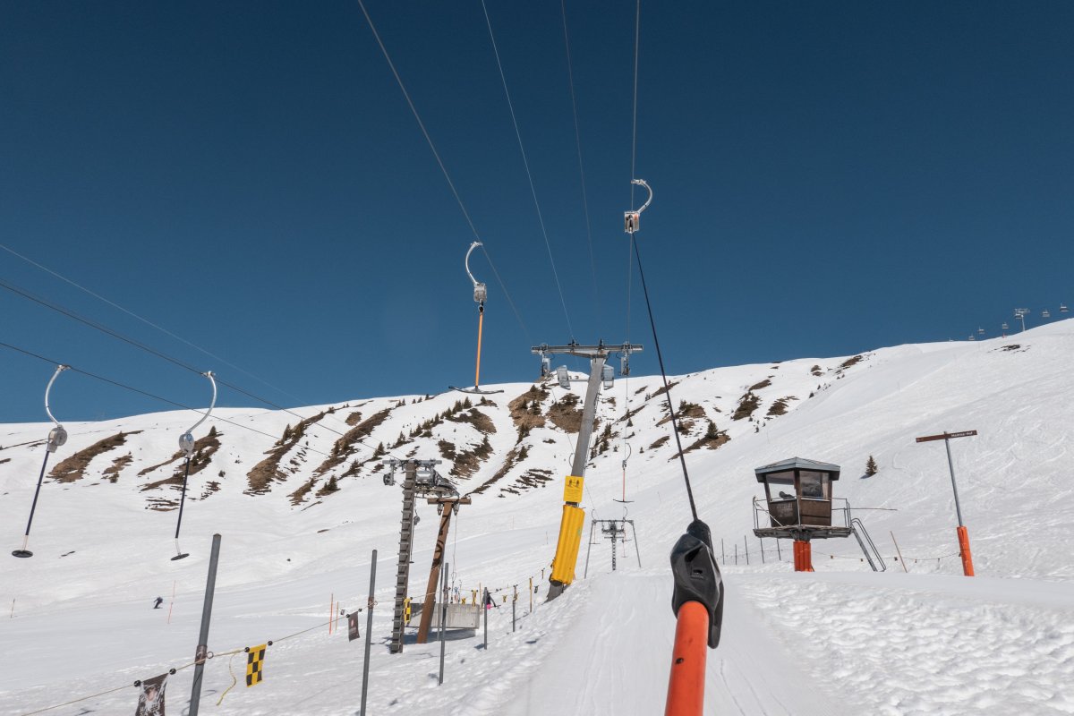 Schlepplifte Albeina, März 2022