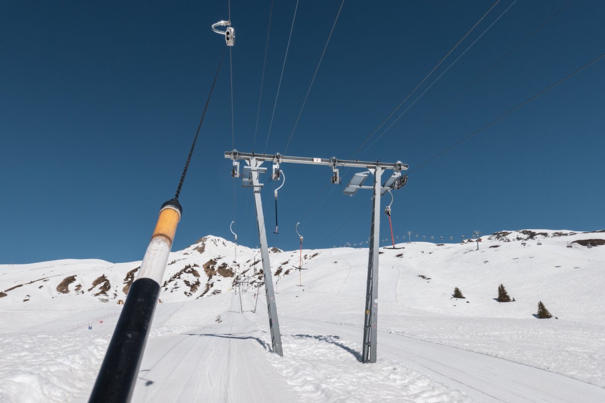 Schlepplifte Albeina, März 2022