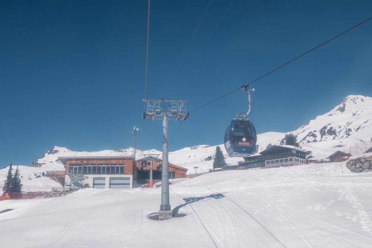 Kabinenbahn Klosters-Madrisa, März 2022