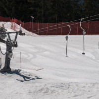 Talstation des Schlepplifts Heid, März 2022