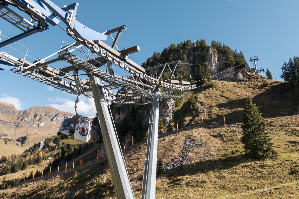 Kabinenbahn Mägisalp-Planplatten, Oktober 2022