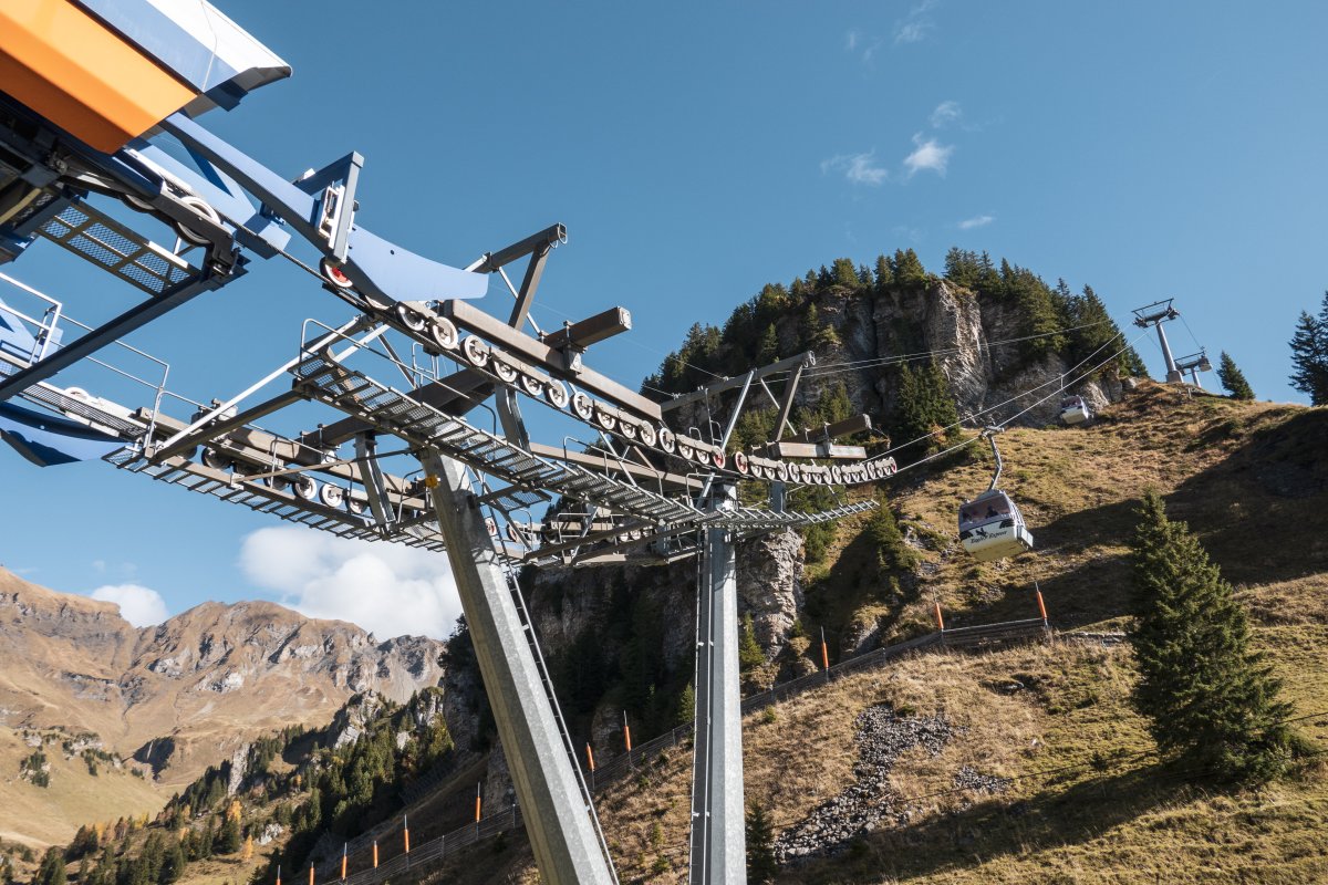 Kabinenbahn Mägisalp-Planplatten, Oktober 2022