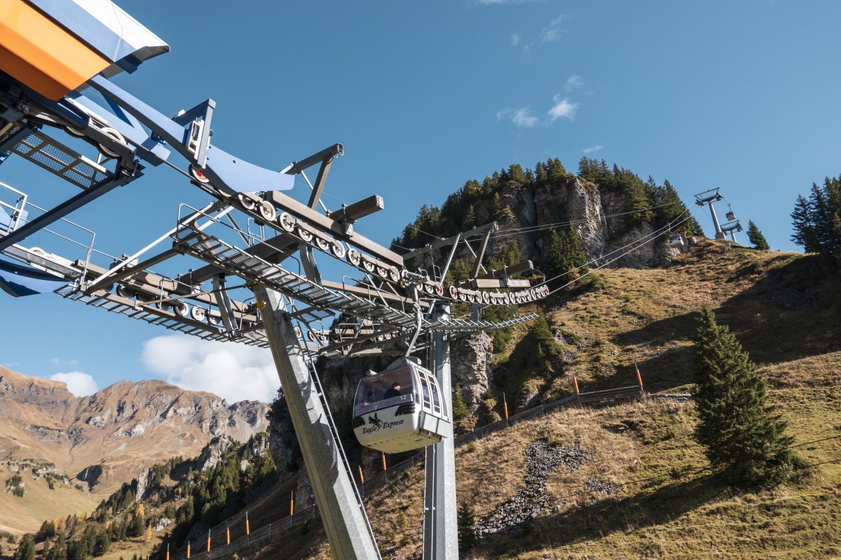 Kabinenbahn Mägisalp-Planplatten, Oktober 2022