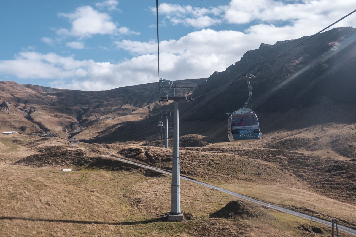 Kabinenbahn Mägisalp-Planplatten, Oktober 2022