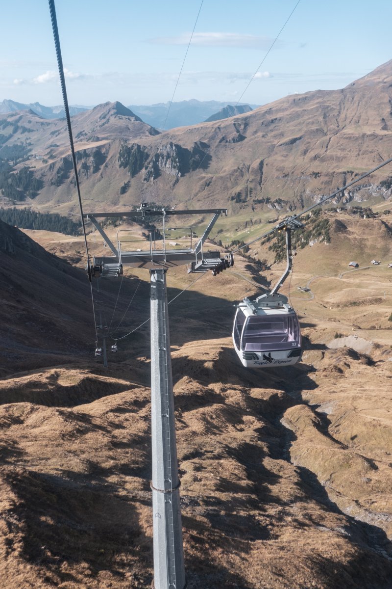 Kabinenbahn Mägisalp-Planplatten, Oktober 2022