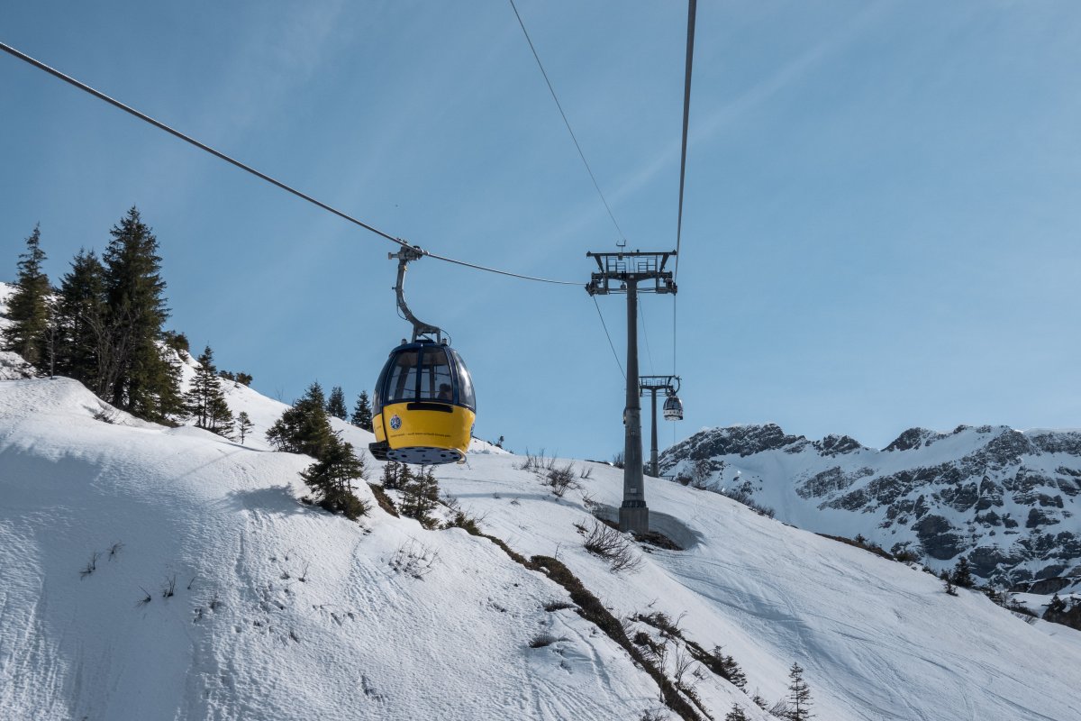Kabinenbahn Stöckalp-Melchsee-Frutt, April 2024