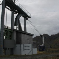 Offene Bergstation der Luftseilbahn Distelboden-Bonistock, September 2012