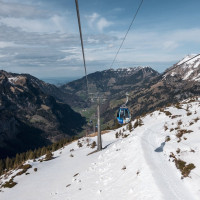 Kabinenbahn Stöckalp-Melchsee-Frutt, April 2024