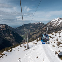 Kabinenbahn Stöckalp-Melchsee-Frutt, April 2024