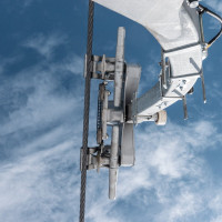 Klemme der Kabinenbahn Stöckalp-Melchsee-Frutt, April 2024