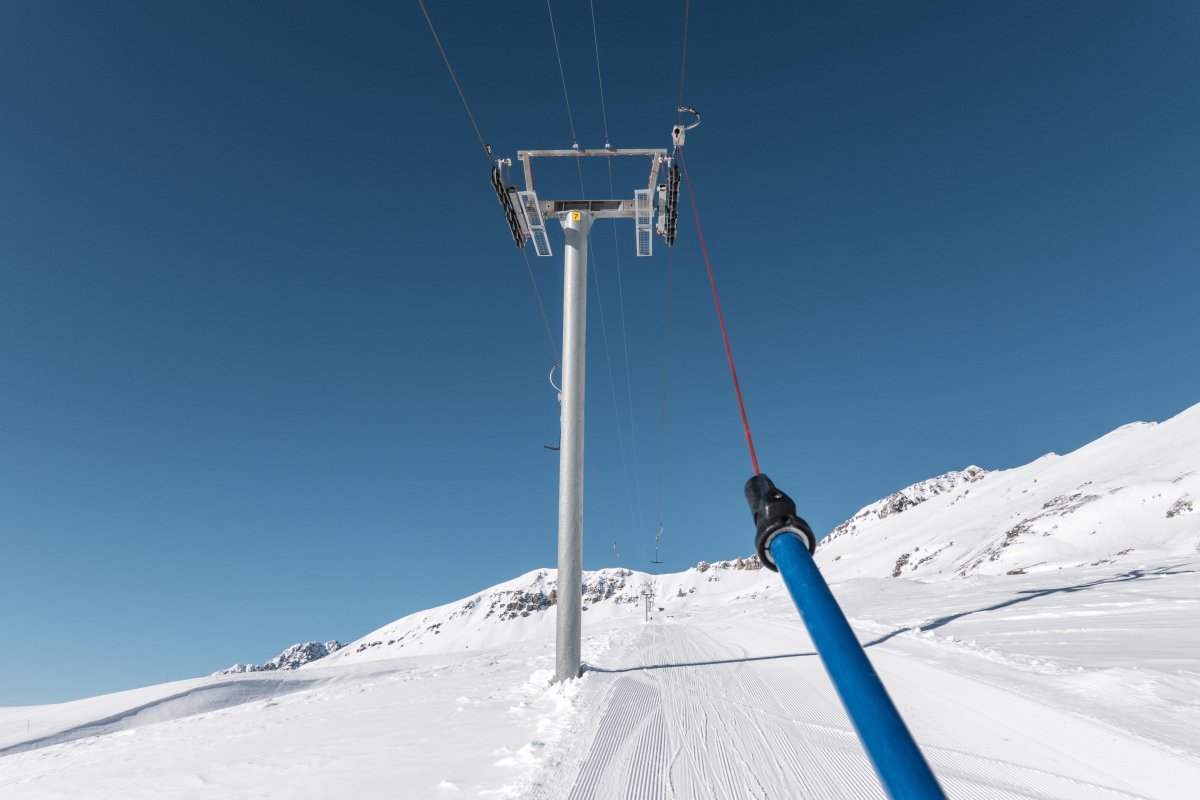Schlepplift Vallatscha, Januar 2022