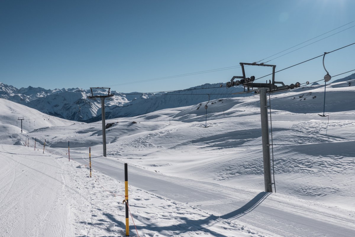 Schlepplift Vallatscha, Januar 2022