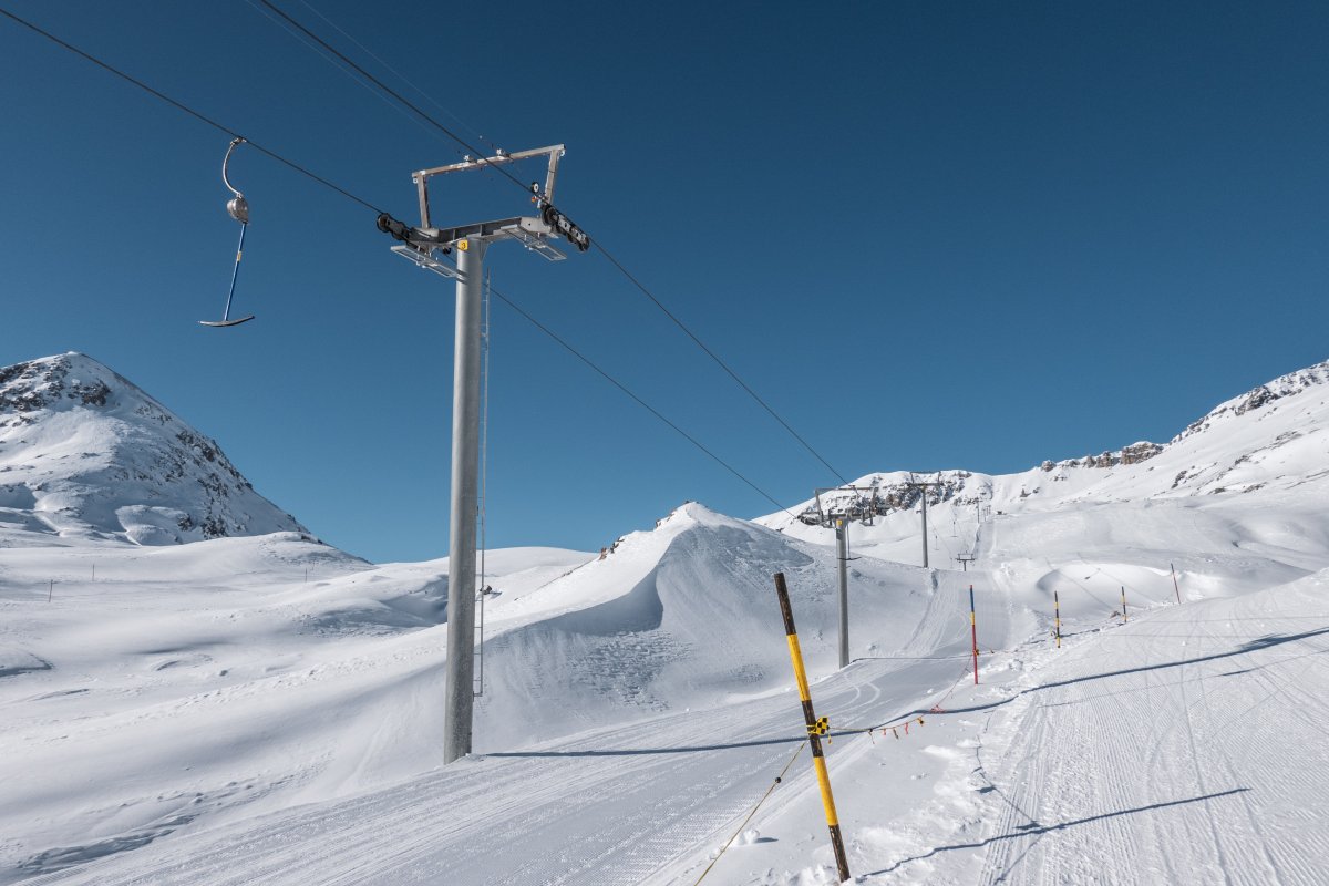 Schlepplift Vallatscha, Januar 2022