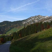 Aussicht von der Bergstation des Schlepplifts Ochsenberg, Oktober 2008
