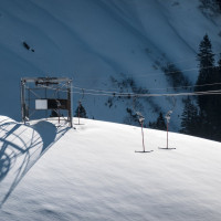 Bergstation des Schlepplifts Schilt, Dezember 2024