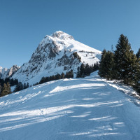 Piste am Schlepplift Schilt, Dezember 2024