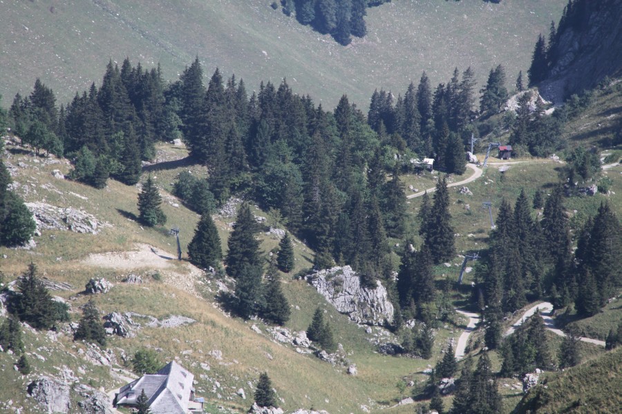Schlepplift Combe de Jaman, August 2011