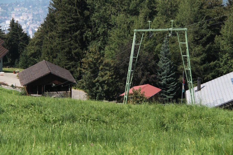 Schlepplift Caux, August 2011