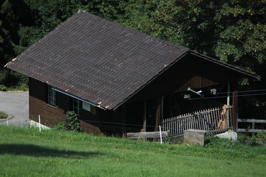 Talstation des Schlepplifts Caux, August 2011