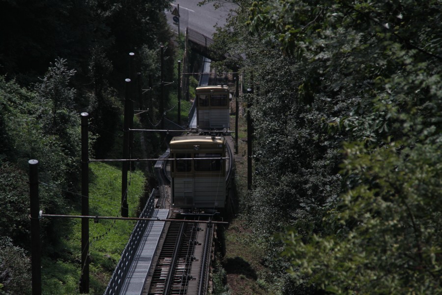 Standseilbahn Territet-Glion, August 2011