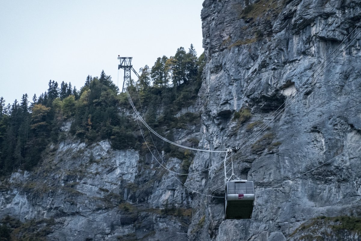 Luftseilbahn Stechelberg-Gimmelwald-Mürren, Oktober 2021