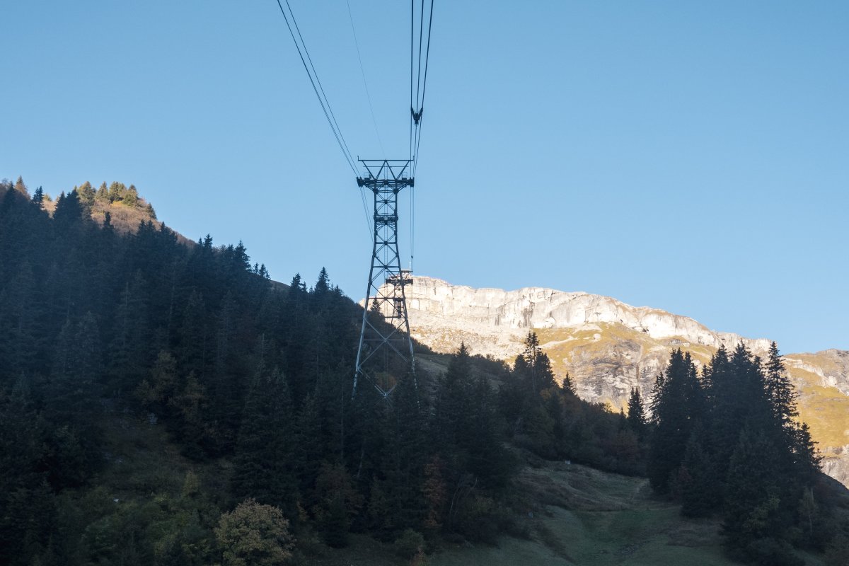 Luftseilbahn Mürren-Birg, Oktober 2021