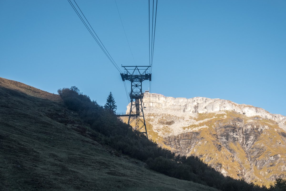 Luftseilbahn Mürren-Birg, Oktober 2021