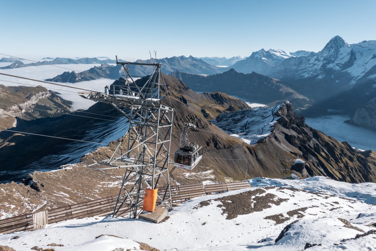 Luftseilbahn Birg-Schilthorn, Oktober 2021
