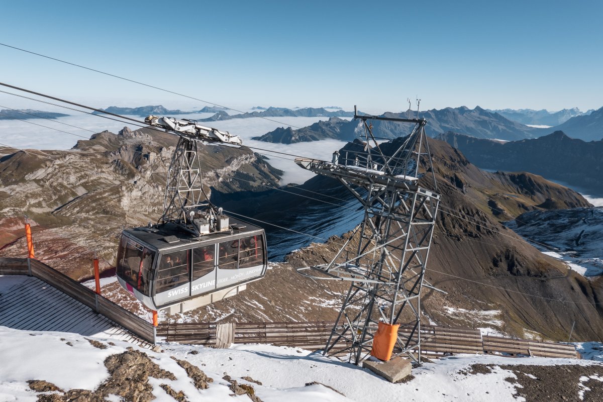 Luftseilbahn Birg-Schilthorn, Oktober 2021
