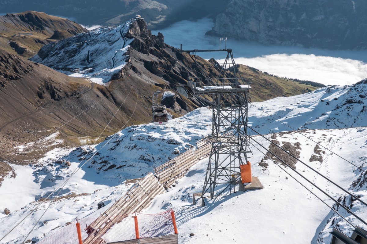 Luftseilbahn Birg-Schilthorn, Oktober 2021