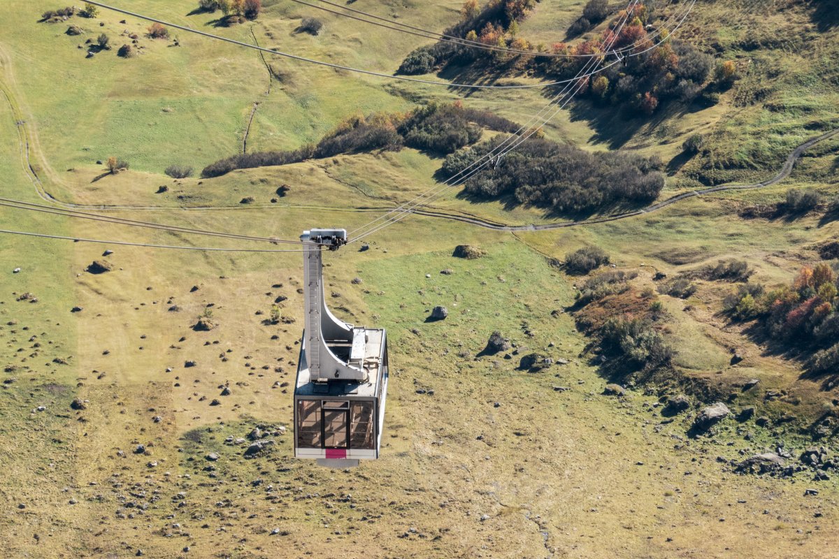 Luftseilbahn Mürren-Birg, Oktober 2021
