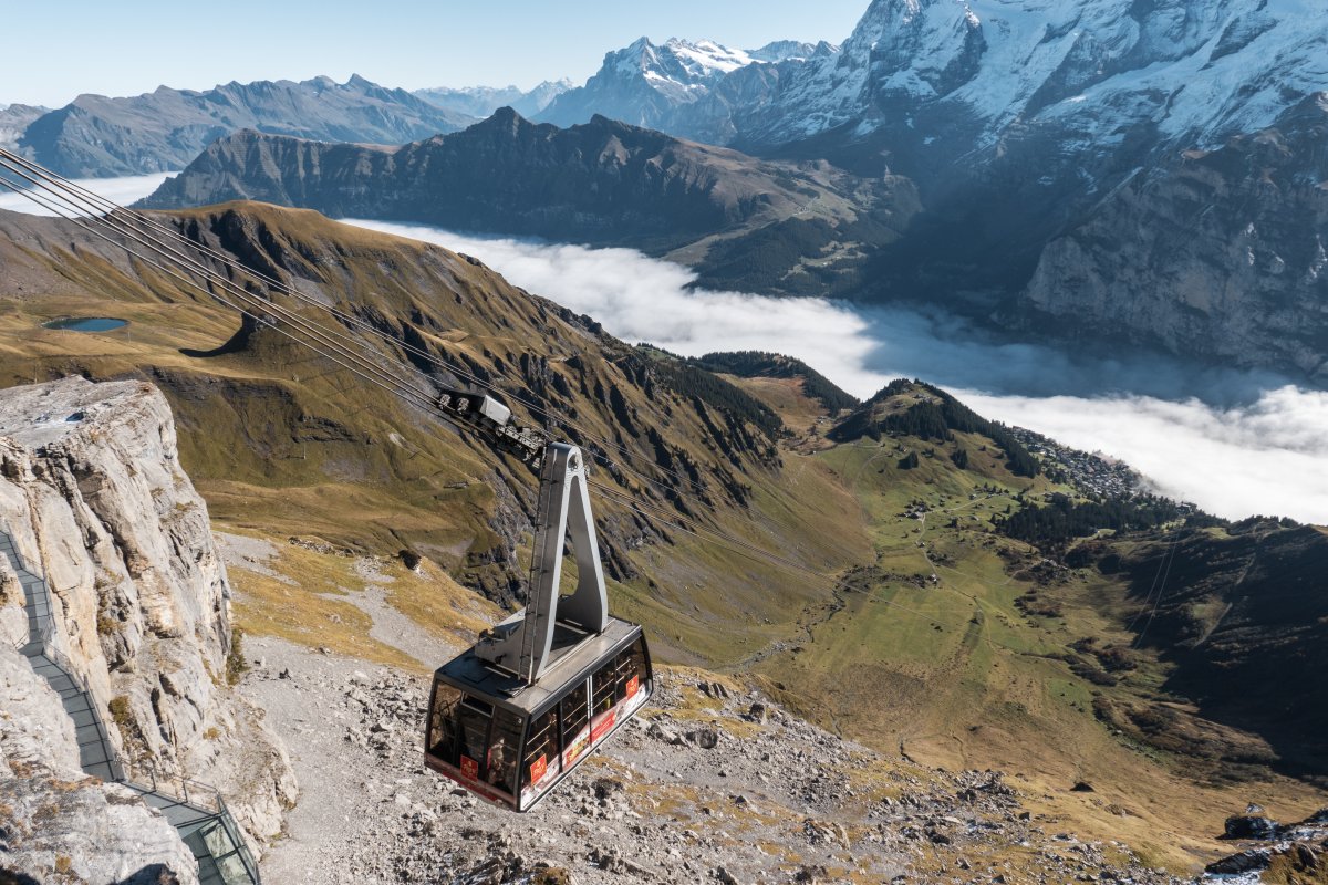 Luftseilbahn Mürren-Birg, Oktober 2021