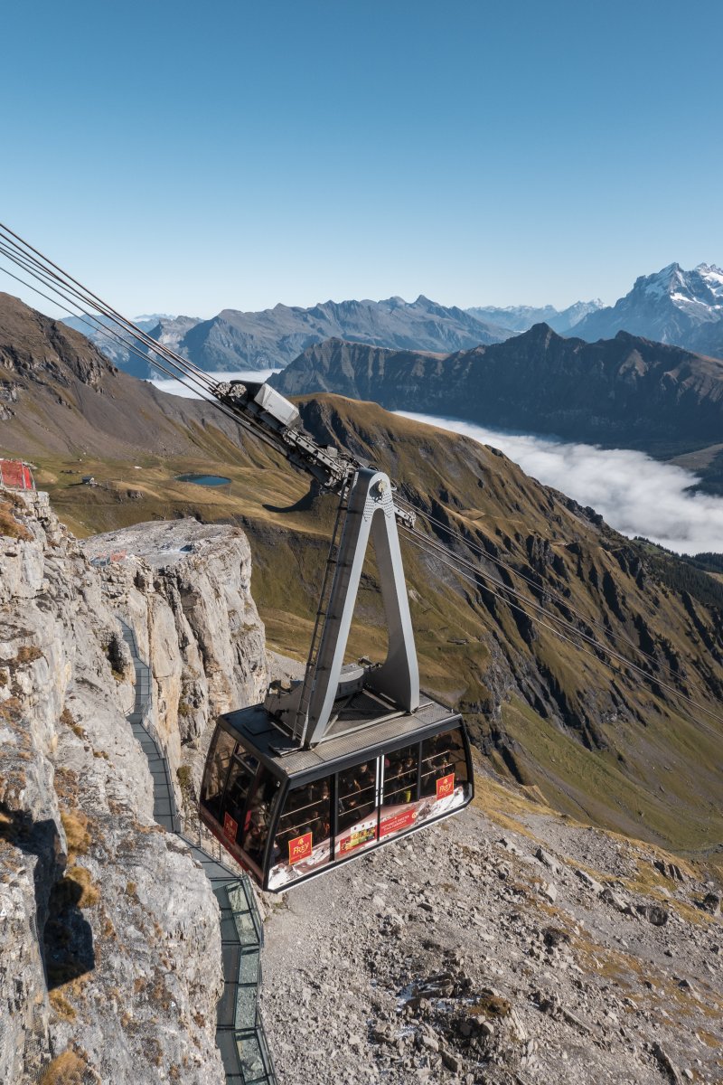 Luftseilbahn Mürren-Birg, Oktober 2021