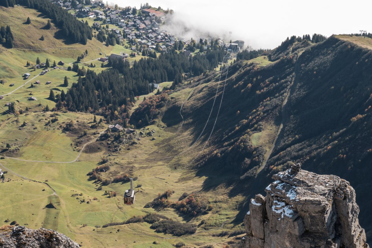 Luftseilbahn Mürren-Birg, Oktober 2021