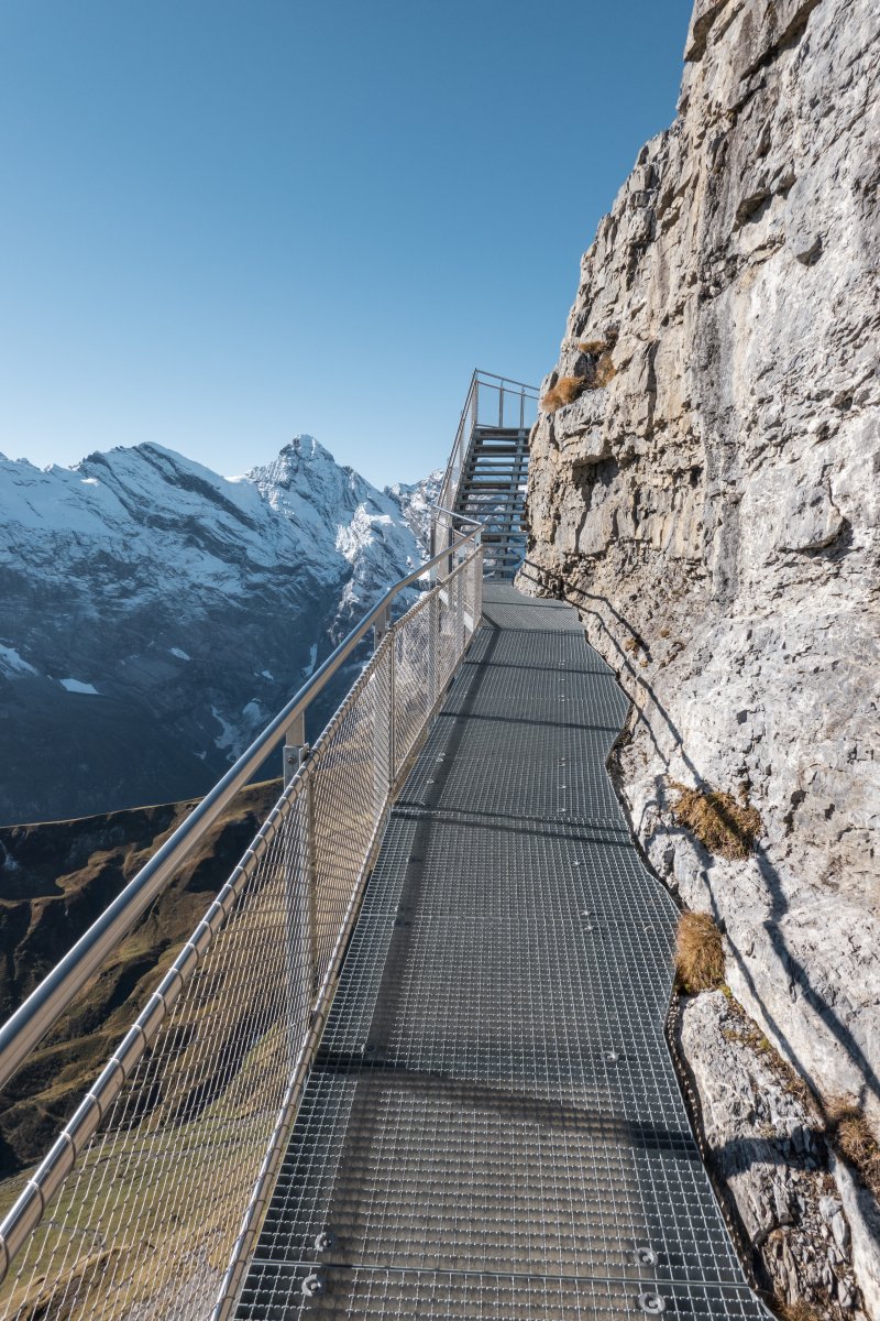 Thrill Walk unter der Station Birg, Oktober 2021