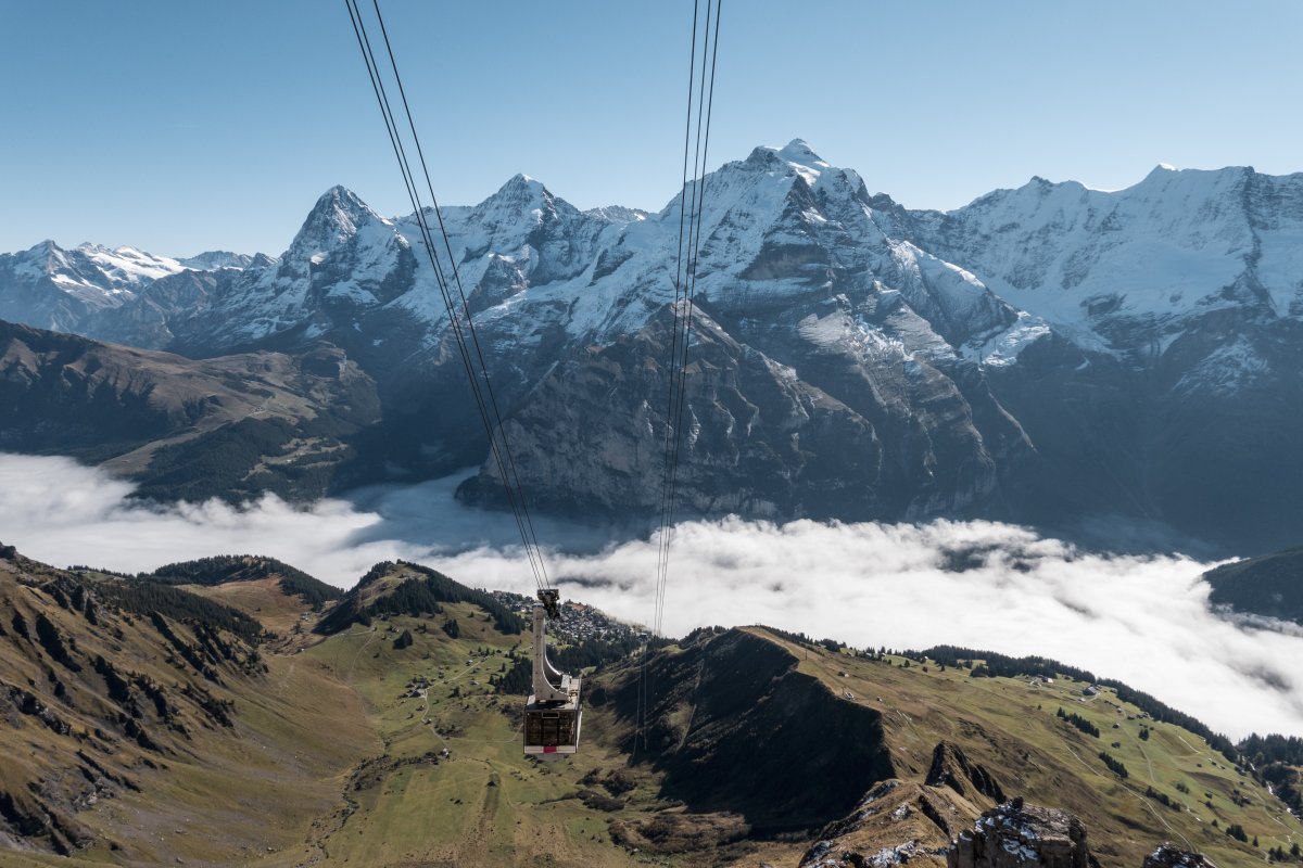 Luftseilbahn Mürren-Birg, Oktober 2021