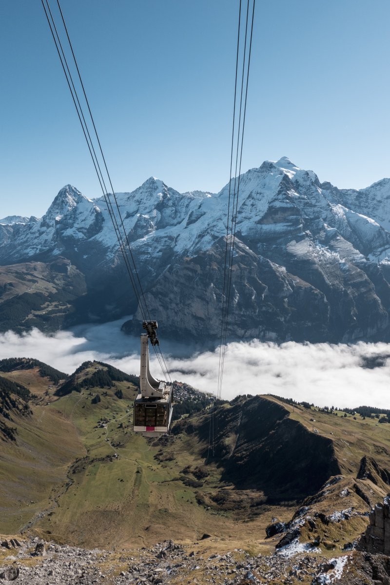 Luftseilbahn Mürren-Birg, Oktober 2021