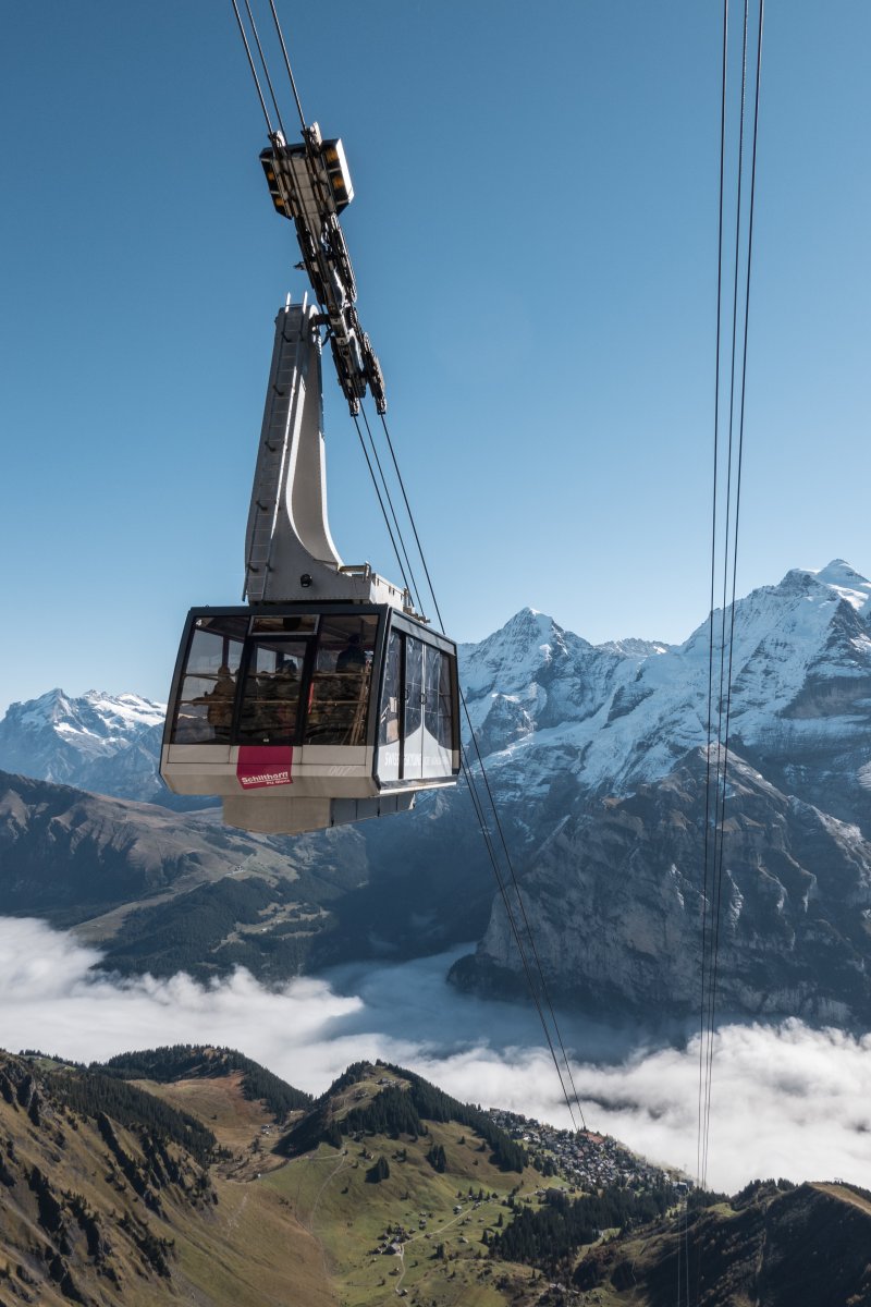 Luftseilbahn Mürren-Birg, Oktober 2021