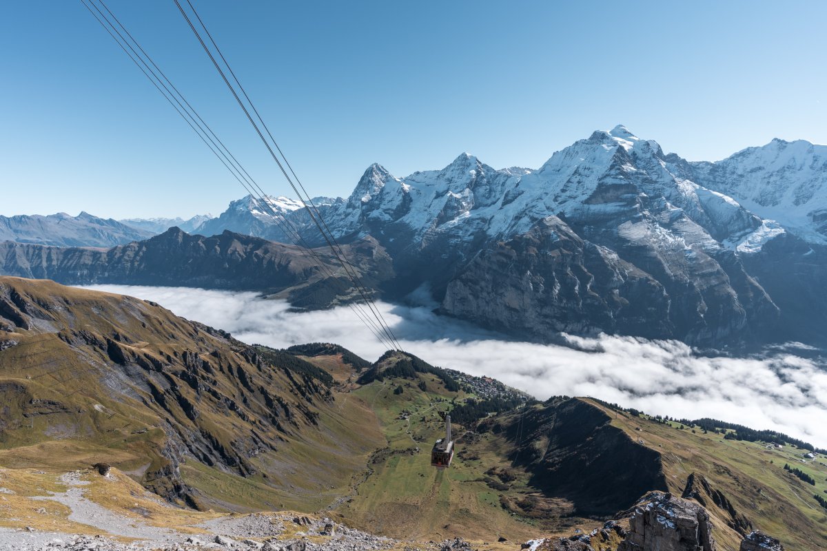 Luftseilbahn Mürren-Birg, Oktober 2021