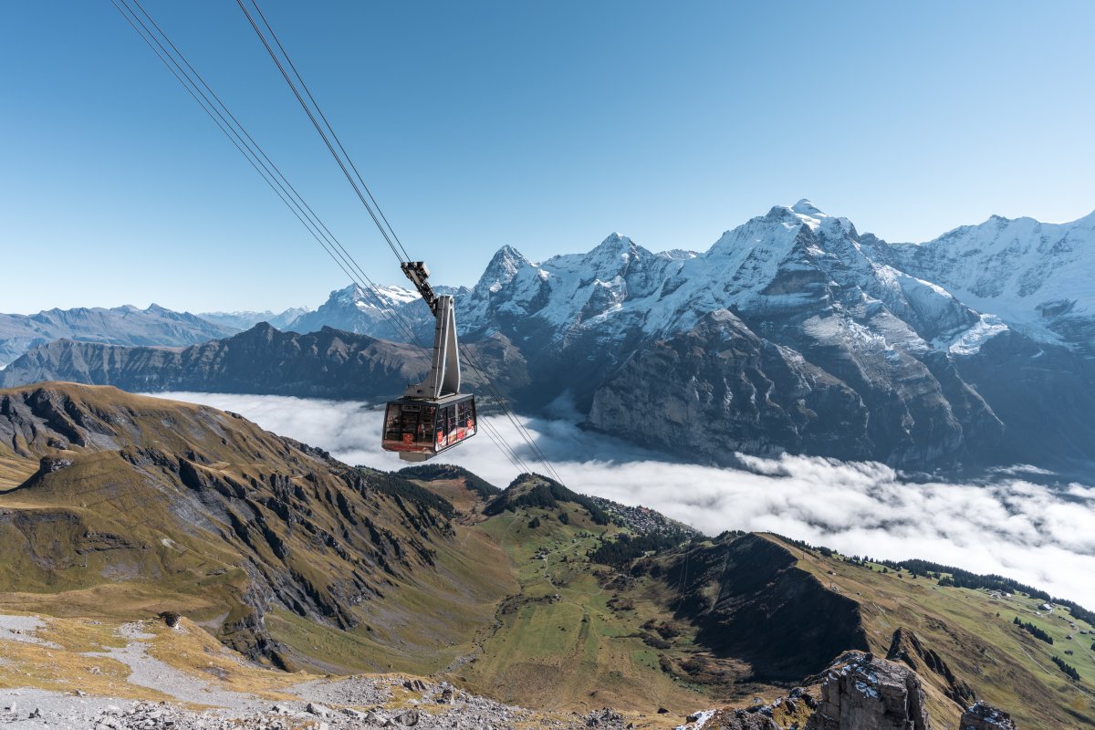 Luftseilbahn Mürren-Birg, Oktober 2021