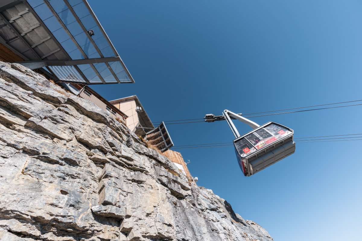 Luftseilbahn Mürren-Birg, Oktober 2021