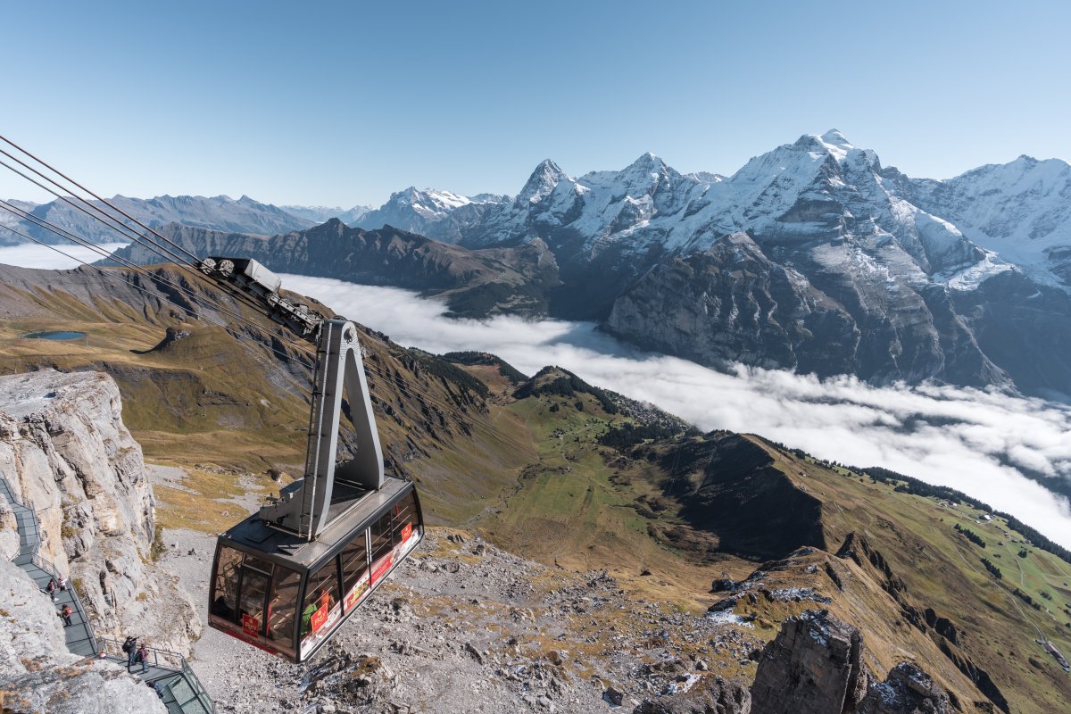 Luftseilbahn Mürren-Birg, Oktober 2021